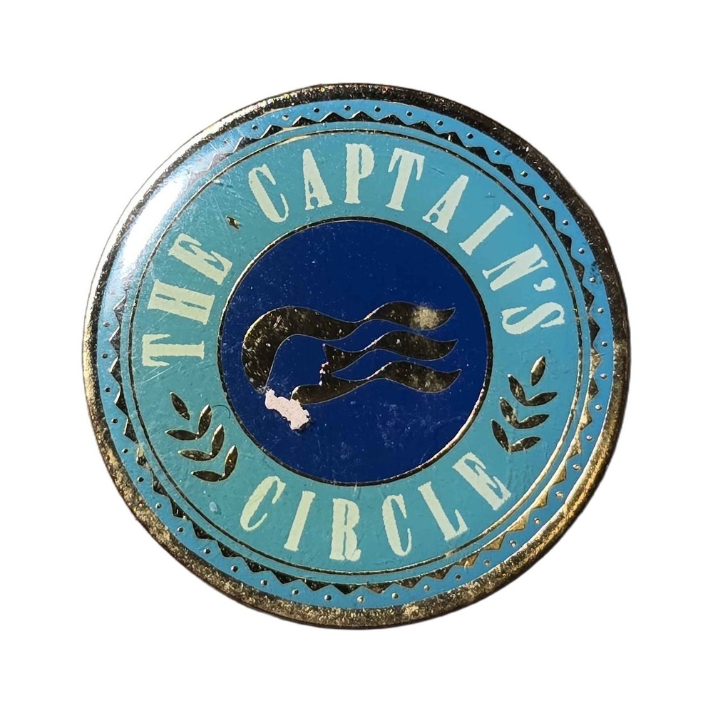 Princess Cruises The Captain's Circle Club Logo Travel Lapel Vest Hat Pin J23